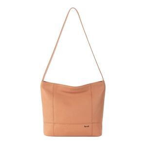 The Sak De Young Hobo Orange Nectar Leather Large Handbag Shoulder Bag Purse NWT